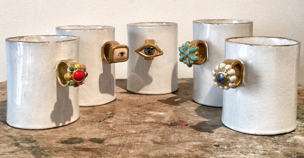 Summerill & Bishop Heart Ring Mug By Astier De Villatte 10.5cm