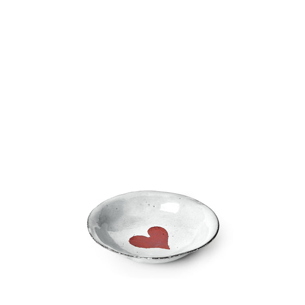 Summerill & Bishop Heart Saucer By Astier De Villatte 11.5cm