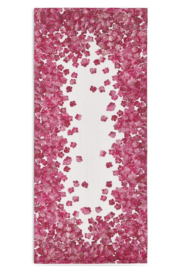 summerill & bishop 'Hydrangea' Linen Tablecloth in Pink