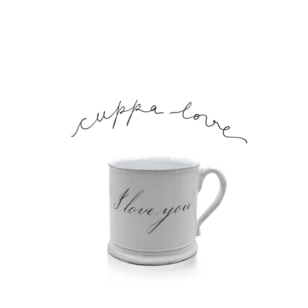 Summerill & Bishop I Love You Mug By Astier De Villatte 13.5cm