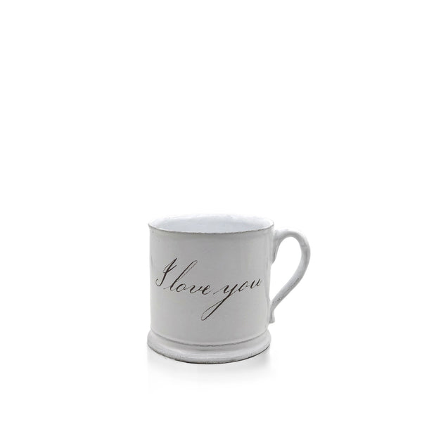 summerill & bishop I Love You Mug by Astier de Villatte 13.5cm
