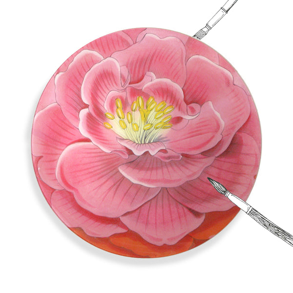 Summerill & Bishop John Derian 'Camellia' Round Platter 40cm