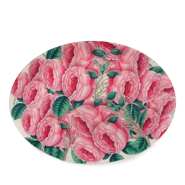 summerill & bishop John Derian 'Cascading Roses' Oval Platter 35.5 x 48cm