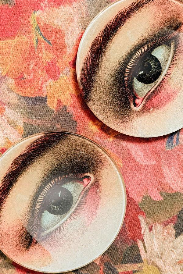 Summerill & Bishop John Derian 'Eye (Left)' Dome Paperweight 9cm