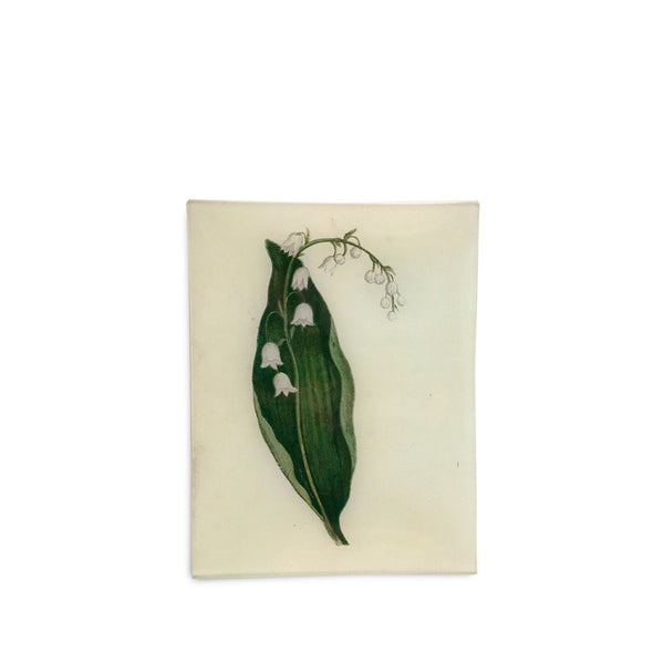summerill & bishop John Derian 'Lily of the Valley' Rectangular Tray 20 x 27cm