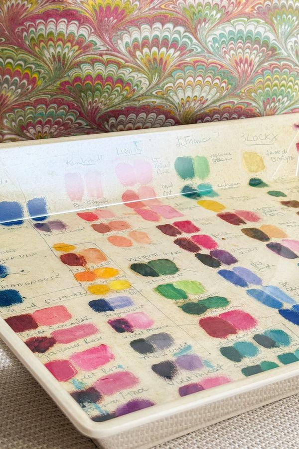 Summerill & Bishop John Derian 'Mixed Tones’ Melamine Tray With Handles 50cm X 37cm