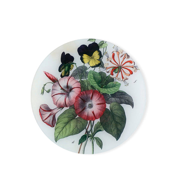 summerill & bishop John Derian 'Pansy Honeysuckle & Morning Glory' Plate 28cm