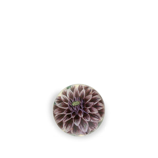 Summerill & Bishop John Derian 'Purple Dahlia' Paperweight 9cm