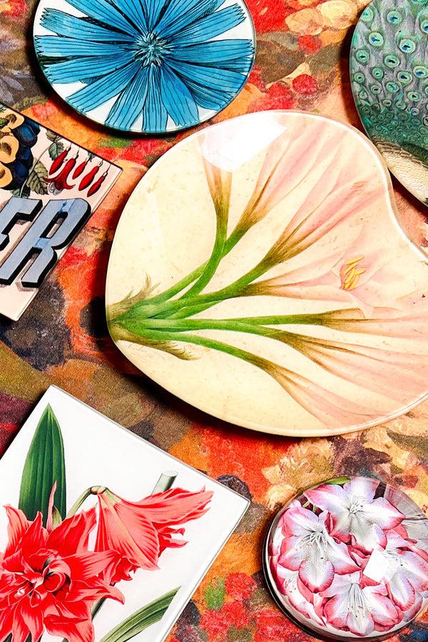 Summerill & Bishop John Derian 'Rhododendron Princess Of Wales' Oval Tray 33 X 45.5cm