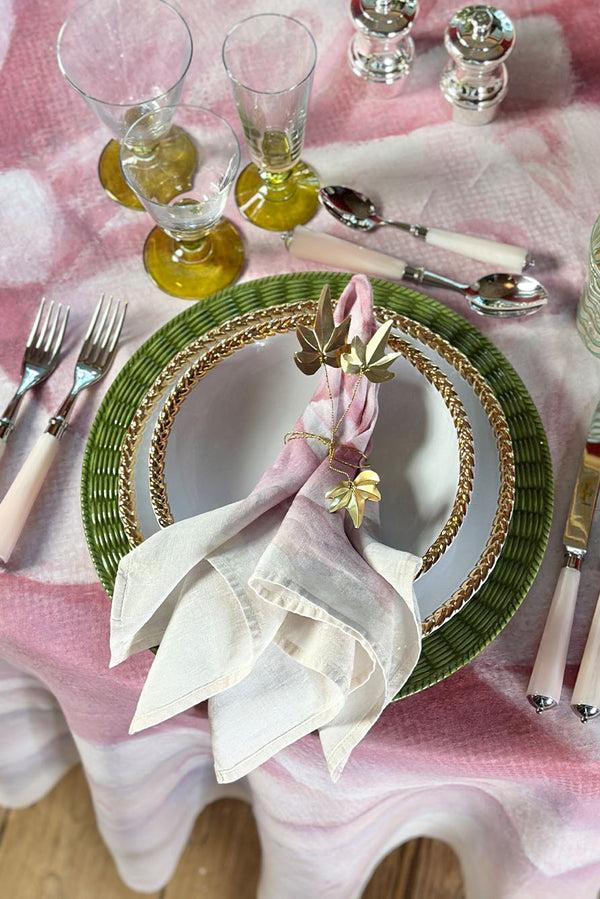 Summerill & Bishop Joséphine Dessert Plate With Gold Rim By Astier De Villatte 20cm