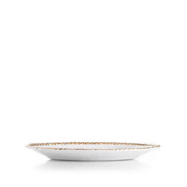 Summerill & Bishop Joséphine Dinner Plate With Gold Rim By Astier De Villatte 26.5cm