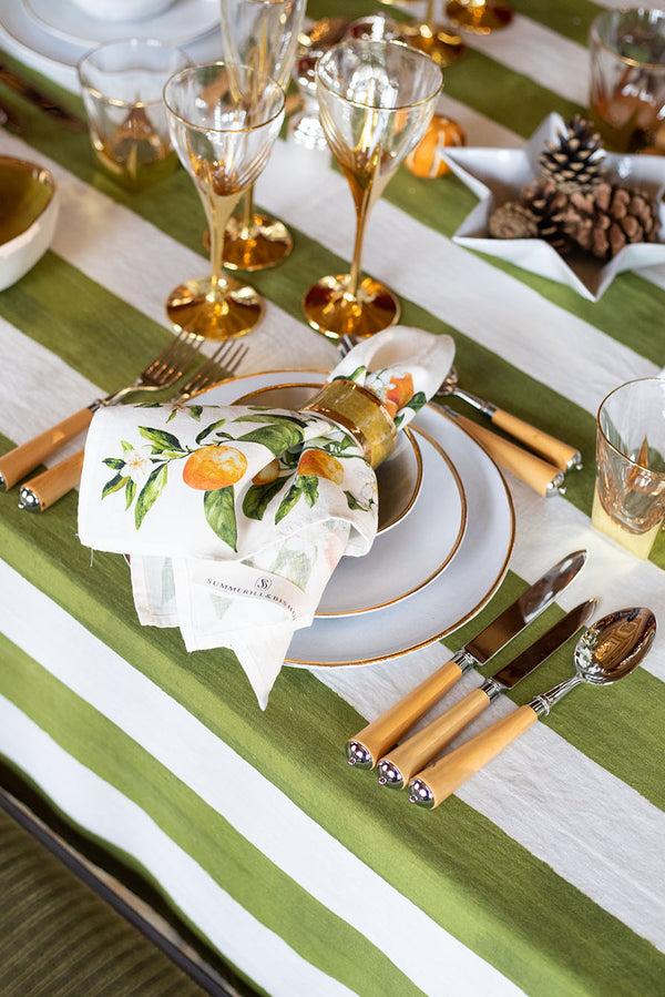 Summerill & Bishop Julia Boxwood & Stainless Steel 7 Piece Cutlery Set