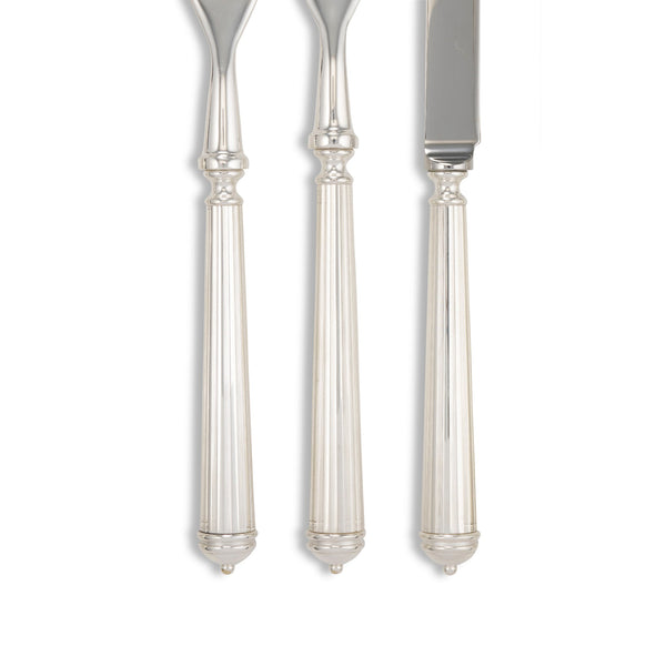 Summerill & Bishop Julia Lignes Silver Plated 7 Piece Cutlery Set