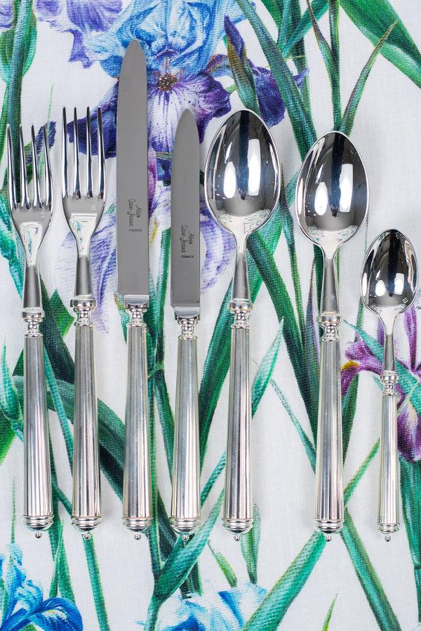 Summerill & Bishop Julia Lignes Silver Plated 7 Piece Cutlery Set