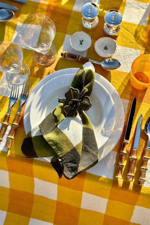 Summerill & Bishop Julia Natural Bamboo & Stainless Steel 7 Piece Cutlery Set