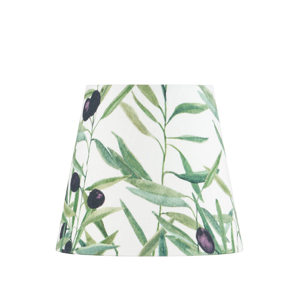 summerill & bishop 'L'Olivier' Linen French Drum Lampshade 13cm