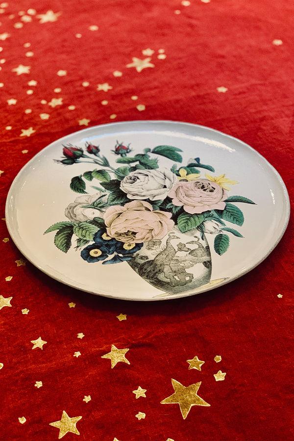 Summerill & Bishop Large Bouquet Plate By Astier De Villatte 30cm