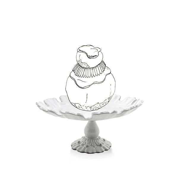 Summerill & Bishop Large Chou Fruit Stand By Astier De Villatte 21cm