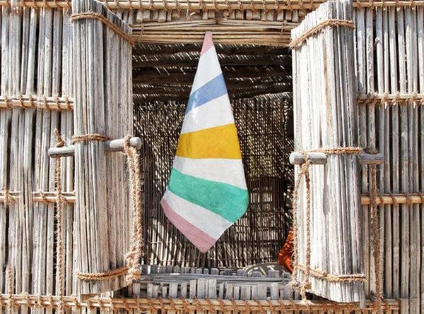 Summerill & Bishop Le Cirque Linen Napkin In Multicolour 50x50cm