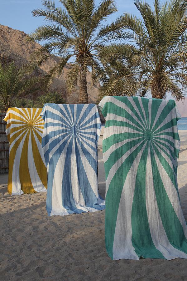 Summerill & Bishop 'Le Cirque' Linen Tablecloth In Blue