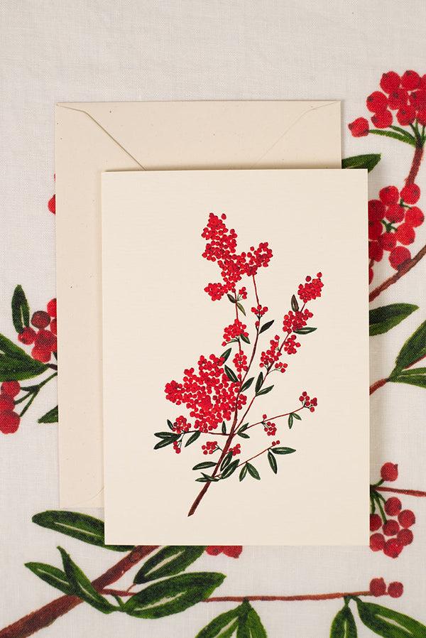 Summerill & Bishop 'Les Airelles' Greeting Card 15cm X 10cm (A6)