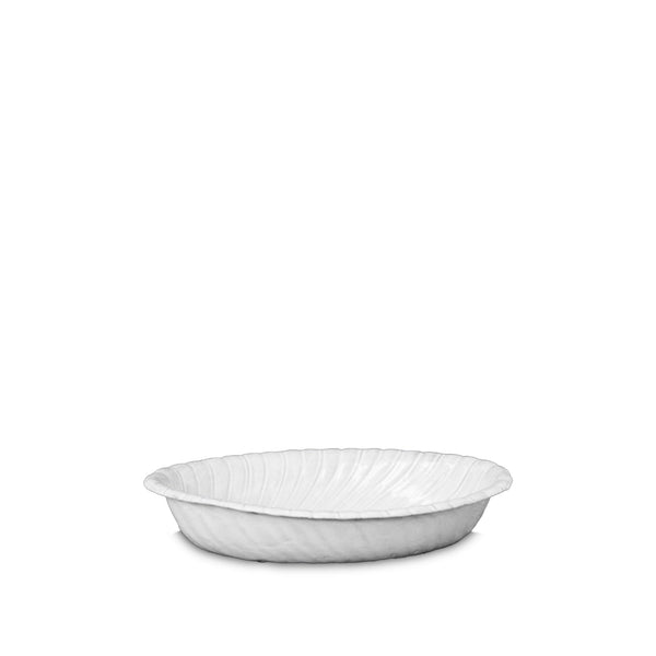summerill & bishop Long Peggy Scalloped Deep Serving Platter by Astier de Villatte 30cm