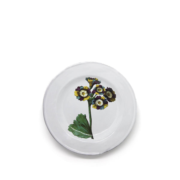 summerill & bishop Lord Willoughby's Auricula Flower Plate by Astier de Villatte 22cm