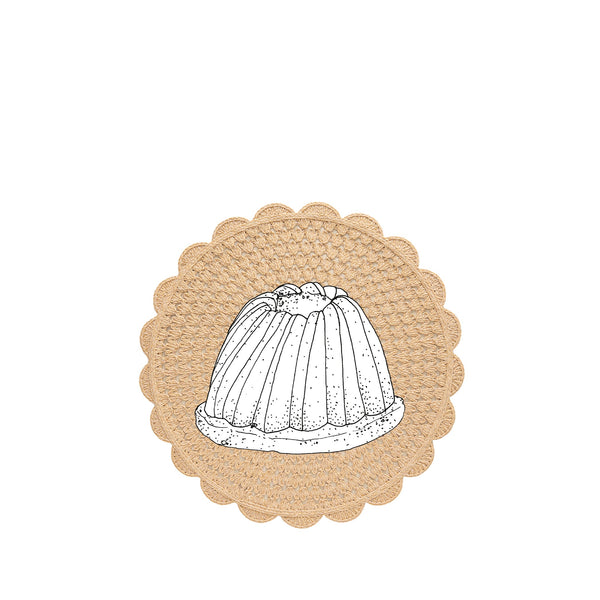 Summerill & Bishop 'Maja' Handwoven Straw Effect Placemat 40cm