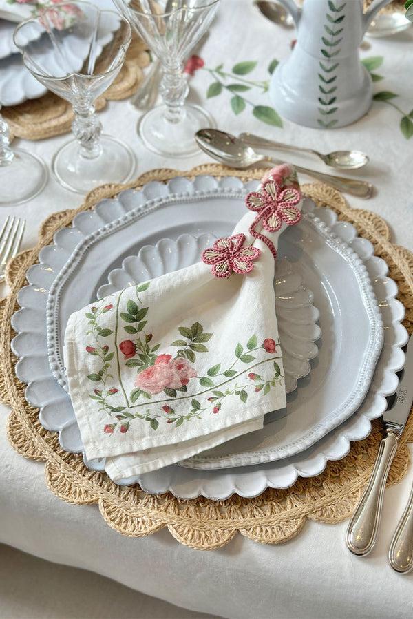 Summerill & Bishop 'Maja' Handwoven Straw Effect Placemat 40cm