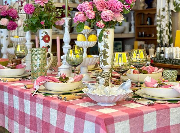Summerill & Bishop Marguerite Fruit Bowl With Three Birds By Astier De Villatte 28cm