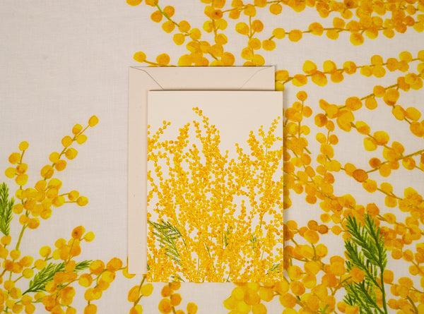 Summerill & Bishop 'Mimosa' Greeting Card 15cm X 10cm (A6)