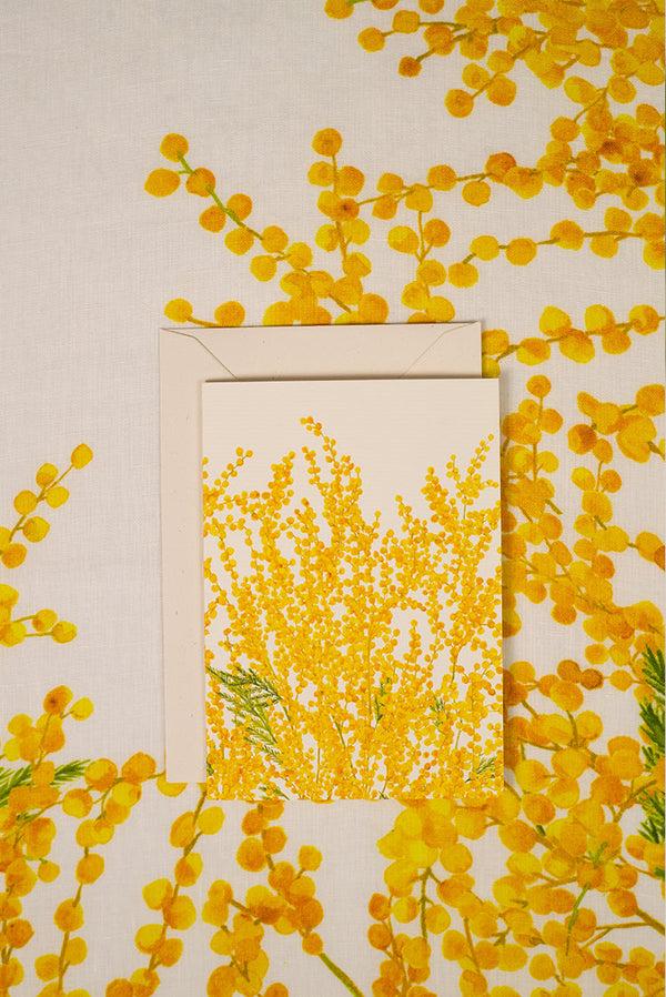 Summerill & Bishop 'Mimosa' Greeting Card 15cm X 10cm (A6)