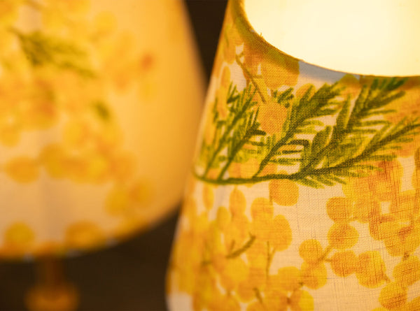 Summerill & Bishop 'Mimosa' Linen French Drum Lampshade 13cm