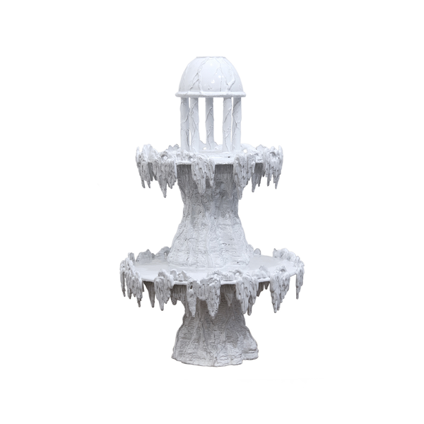 summerill & bishop Mini Monde Fountain Double Cake Holder by Astier de Villatte