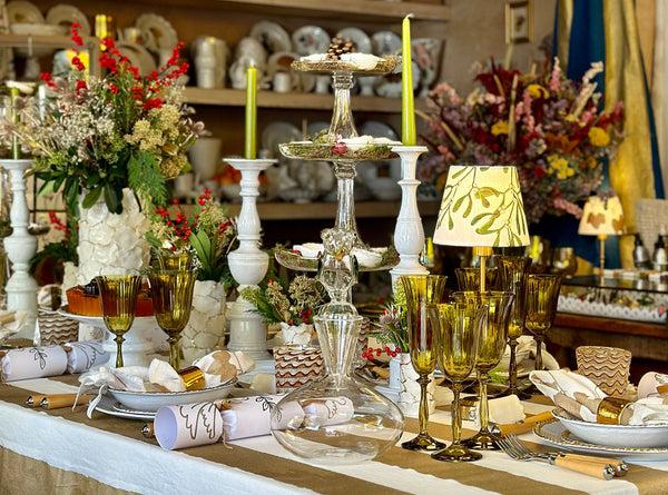 Summerill & Bishop 'Mistletoe' French Drum Lampshade 13cm