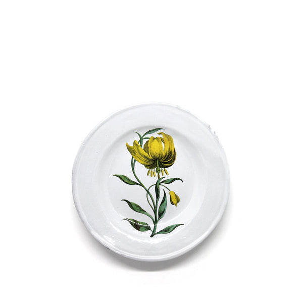 summerill & bishop Mountain Lily Flower Plate by Astier de Villatte 22cm