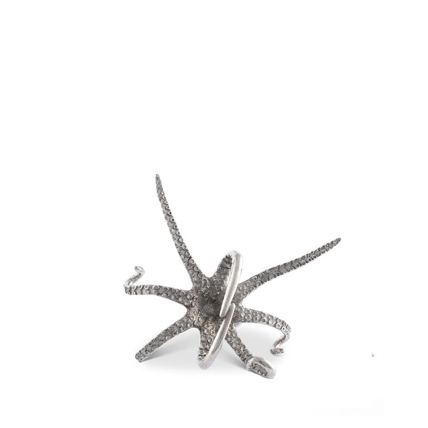 Summerill & Bishop Octopus Pewter Napkin Ring In Silver