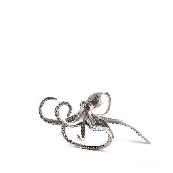 summerill & bishop Octopus Pewter Napkin Ring in Silver