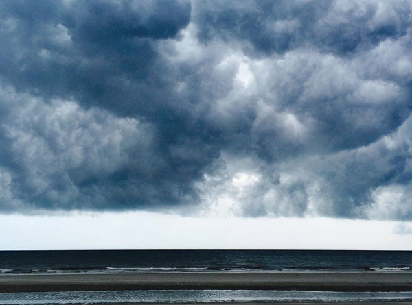 Summerill & Bishop 'Orage' Word Linen Tablecloth In Powder Blue