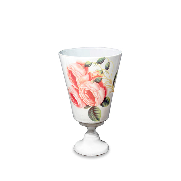 Summerill & Bishop Painted Rose Vase By Astier De Villatte 31cm
