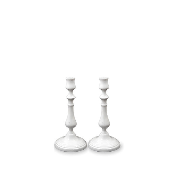Summerill & Bishop Pair Of Istanbul Small Candlesticks By Astier De Villatte 26.5cm