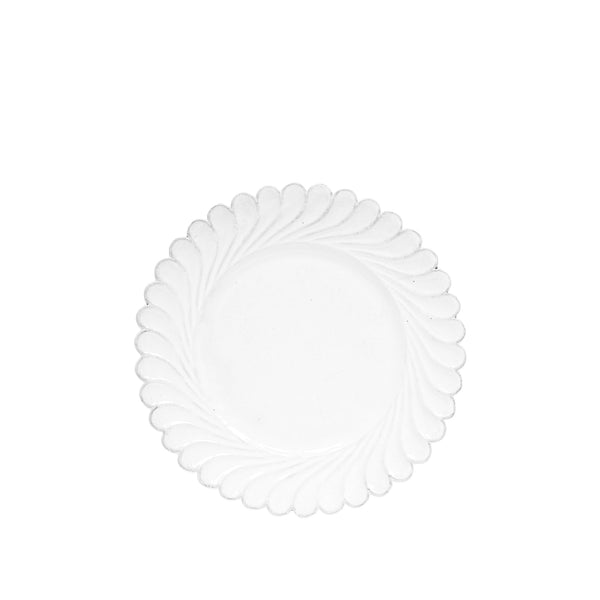 summerill & bishop Peggy Scalloped Dinner Plate by Astier de Villatte 26cm