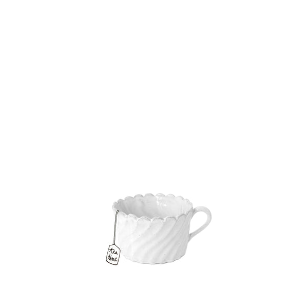 Summerill & Bishop Peggy Scalloped Tea Cup By Astier De Villatte 10cm