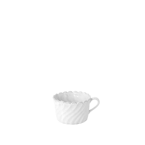 summerill & bishop Peggy Scalloped Tea Cup by Astier de Villatte 10cm
