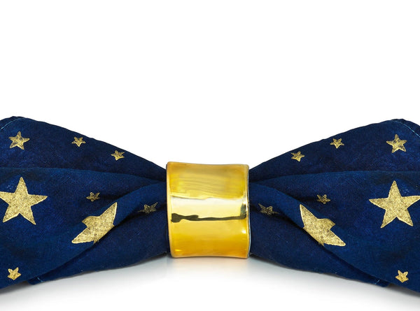 Summerill & Bishop Porcelain Napkin Ring In Gold Glaze