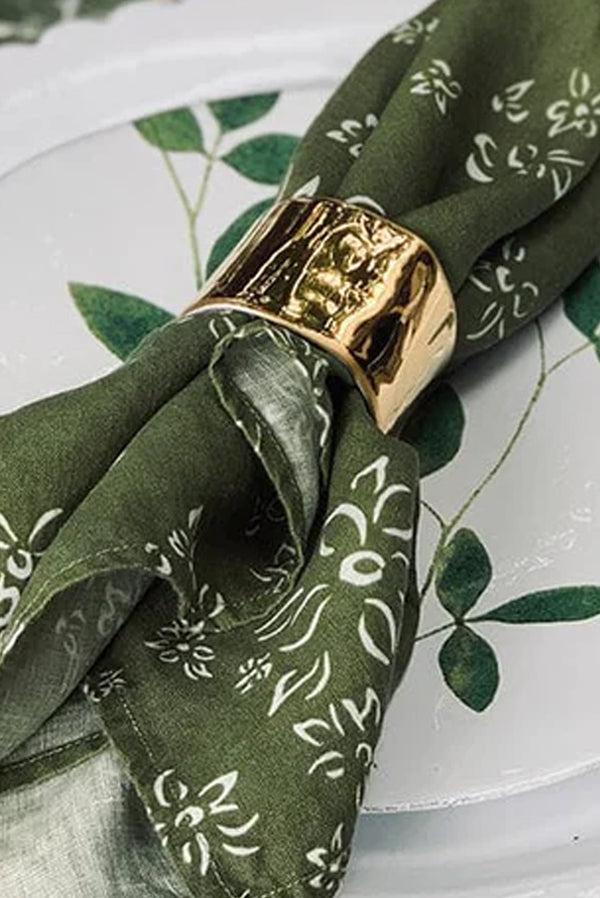 Summerill & Bishop Porcelain Napkin Ring In Gold Glaze