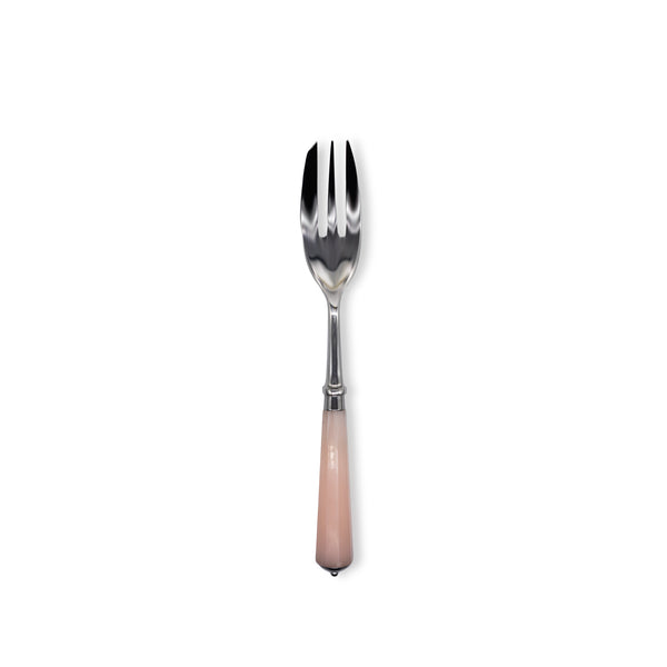 summerill & bishop Ravel Faux Rose Quartz Stainless Serving Fork
