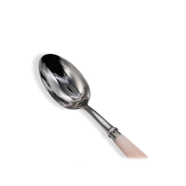 Summerill & Bishop Ravel Faux Rose Quartz Stainless Serving Spoon