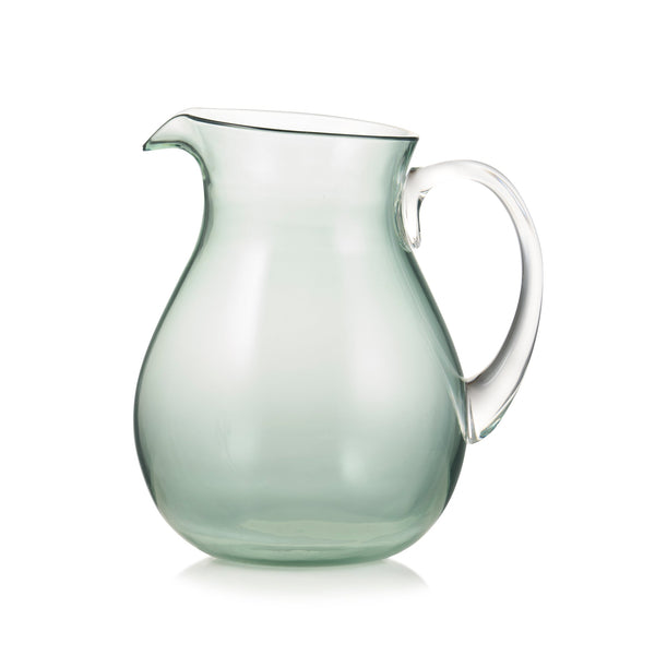 summerill & bishop Recycled Plastic Bobby Pitcher in Teal Blue