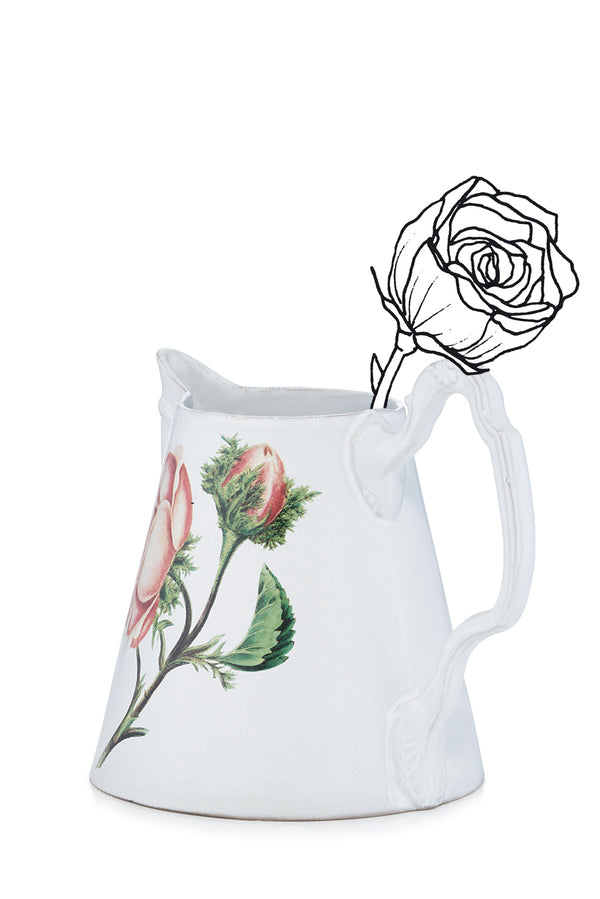 Summerill & Bishop Rose Moss Pitcher By Astier De Villatte 20cm